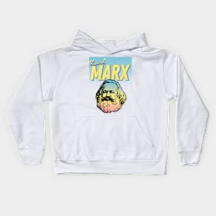 Karl Marx Graphic Design 90s Style Hipster Statement Tee Kids Hoodie